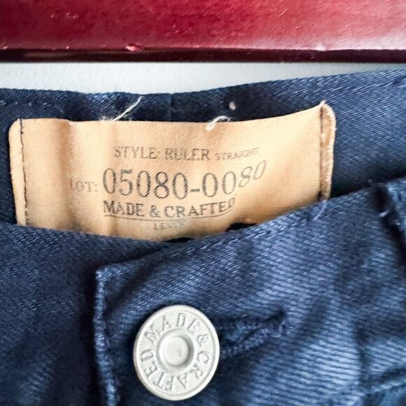 Levis Made and Crafted Blue Jeans Mens 34/36 - Picture 3 of 8